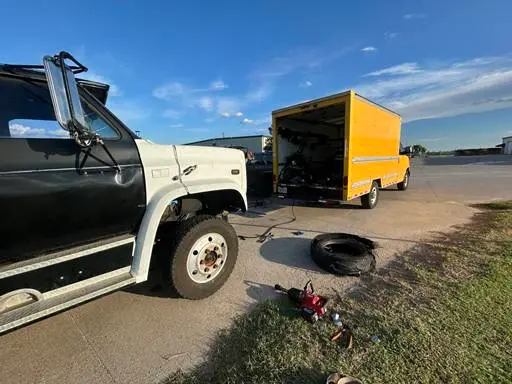 About Us 2 Mobile Tire Service Truck On-Site In Dfw For Flat Tire Repair.