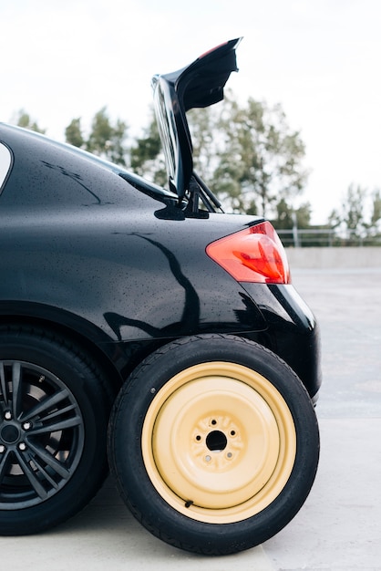 Black Car With Spare Tire 23 2148258061